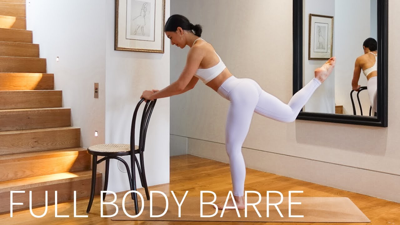 FULL BODY BARRE & PILATES || 35 Minute At-Home Sculpting Workout