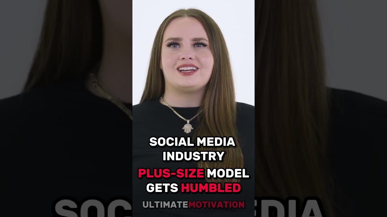 PLUS-SIZE MODEL GETS HUMBLED #shorts #motivation #sigma #workout #gym #wtf #ultimatemotivation