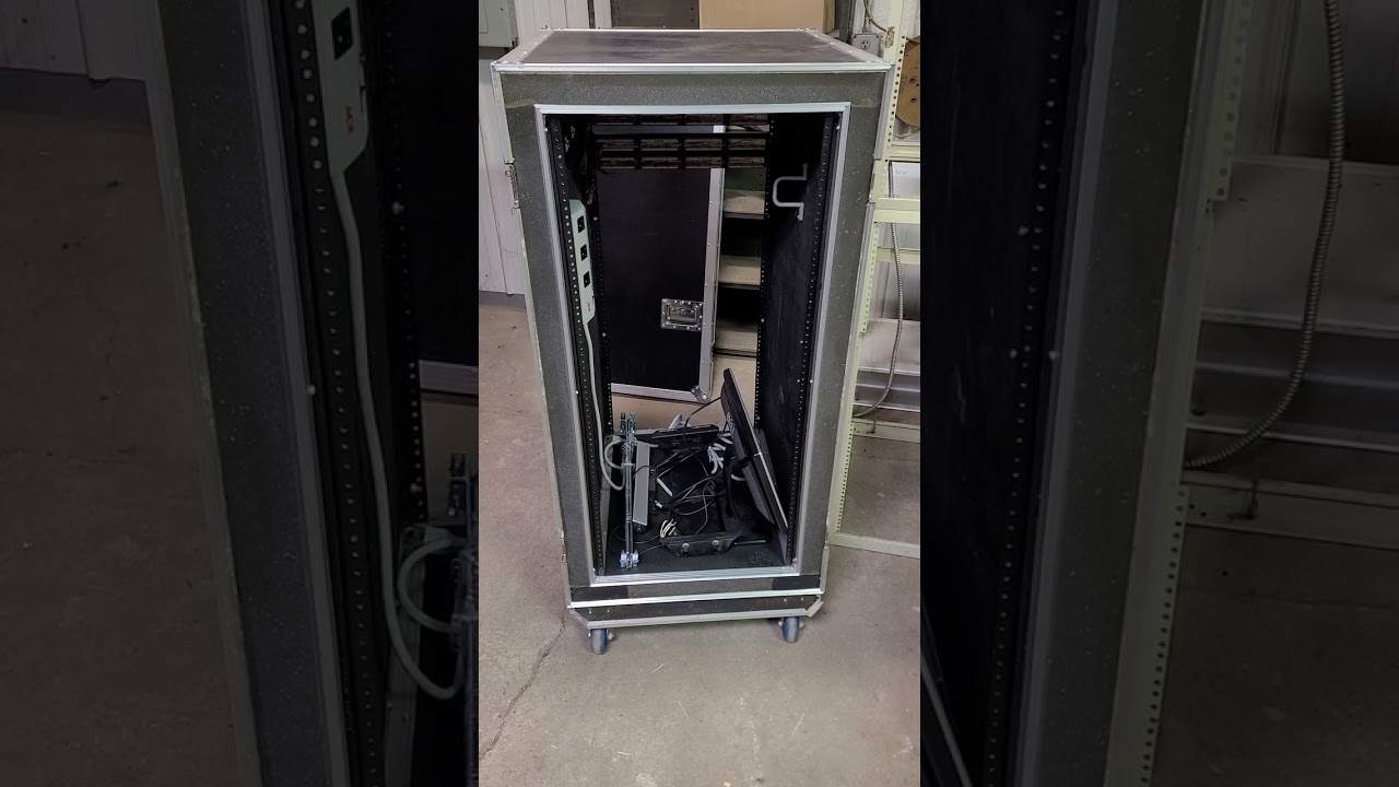 This mobile rack case is a homelab in the works