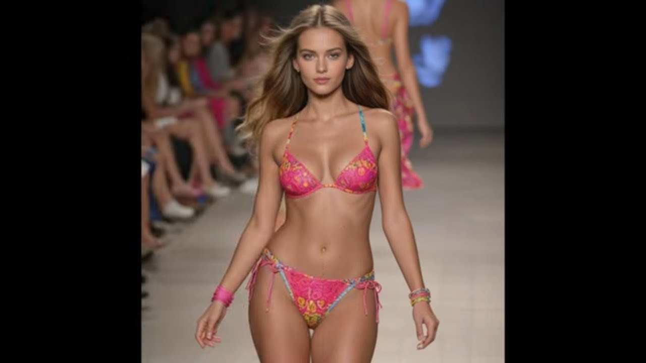 Beautiful Female Models : Summer Fashion on the Catwalk