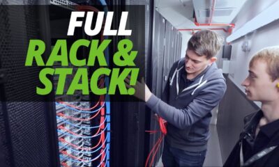 A DAY in the LIFE of the DATA CENTRE | FULL CUSTOMER "RACK & STACK" with ASH & JAMES!