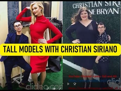 6'0" Plus Tall Female Models With 5'4 Fashion Designer Christian Siriano