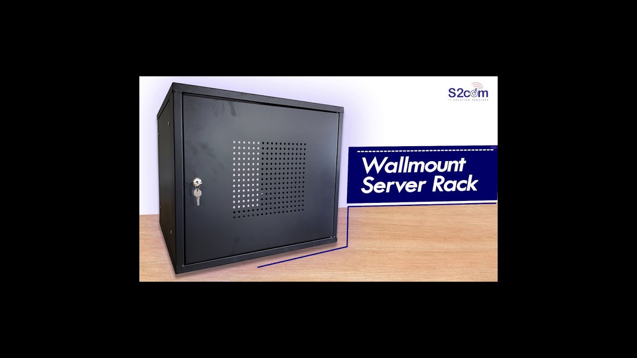 Wallmount Server Rack (Perforated/ Metal) 4u 6u 9u 12u (Server Rack)