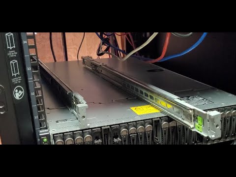 How to install Cisco UCS C220 C240 M4 server rails