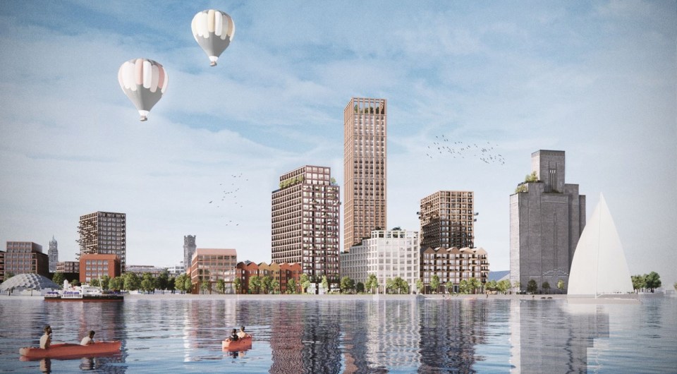 The waterfront will also be transformed being compared to Brooklyn