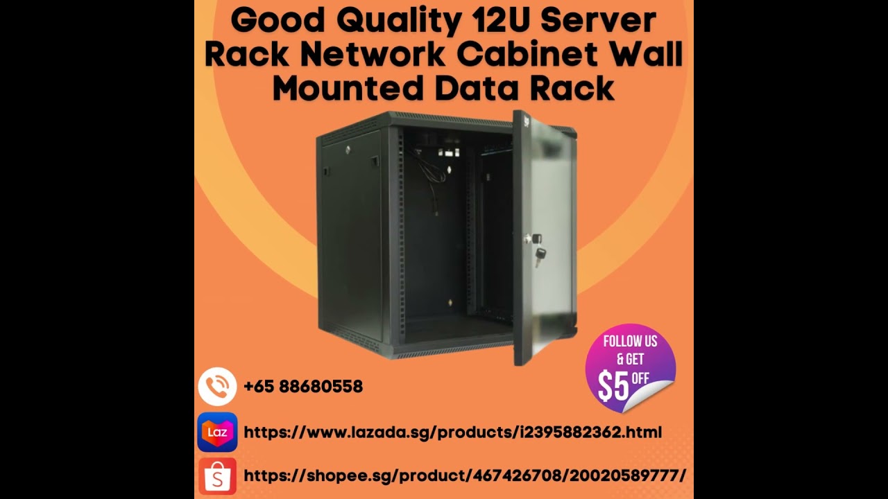 Good Quality 12U Server Rack Network Cabinet Wall Mounted Data Rack