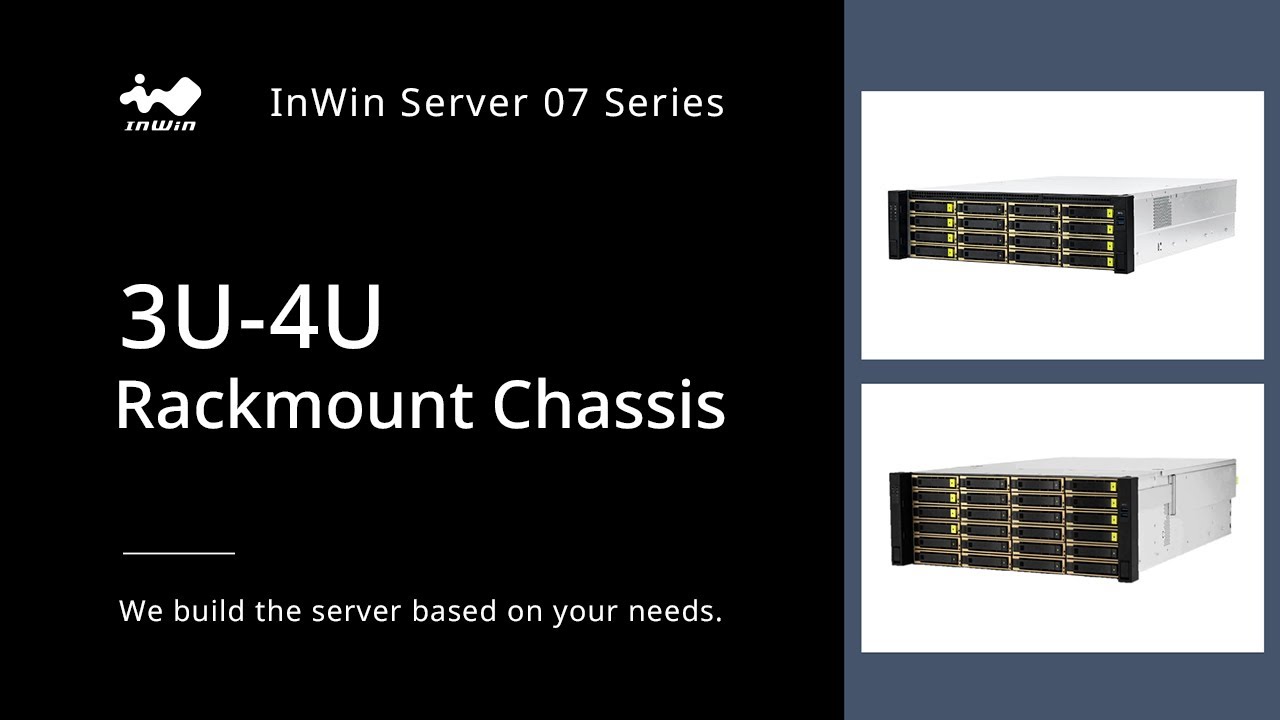 InWin Server 07 Series 3U and 4U Rackmount Chassis