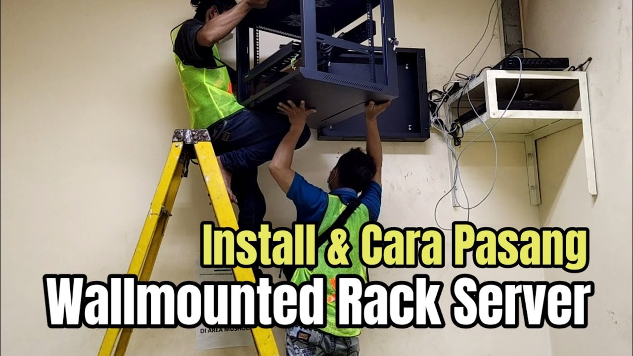 CARA PASANG WALLMOUNT RACK SERVER 9U CISCOM