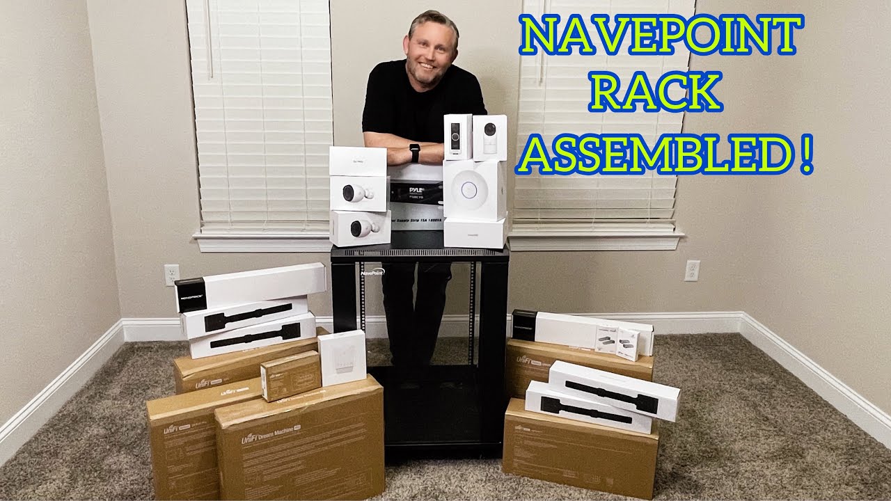 NavePoint 15u Wall Mount Rack Assembly!