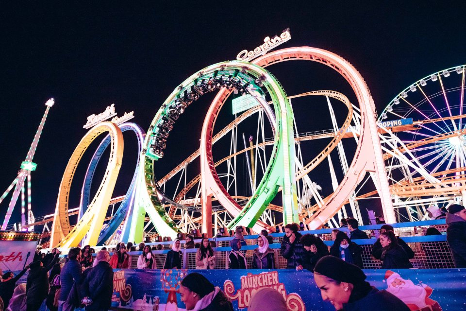 Munich Looping, the world's largest transportable rollercoaster, will be at Winter Wonderland