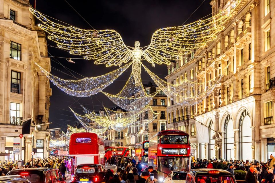 Regent Street has some of the most beautiful Christmas lights in the country