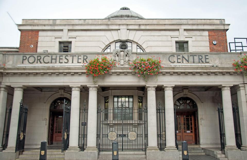 The spa is within a Grade II listed building, and features marble, wood and a gold ceiling inside.