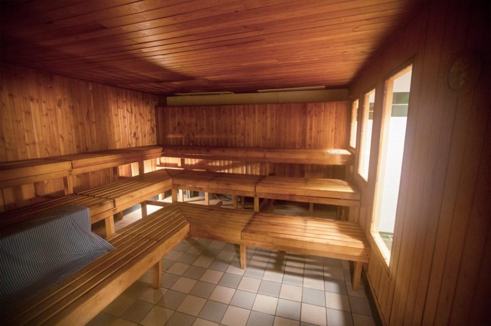 Among the spa's features are a sauna and three Turkish bath rooms of different temperatures