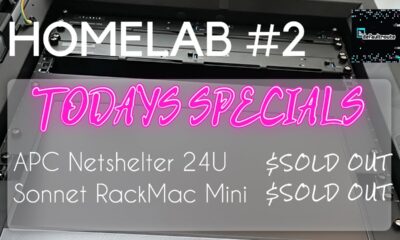 HOMELAB #2: APC Netshelter 24U w/ Sonnet Rack MacMini