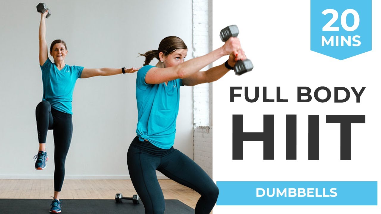 20-Minute Full Body HIIT Workout with Weights