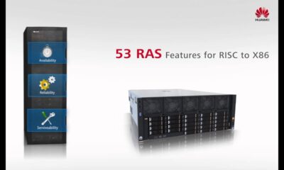 Huawei 4 socket RH5885 Rack Server Video