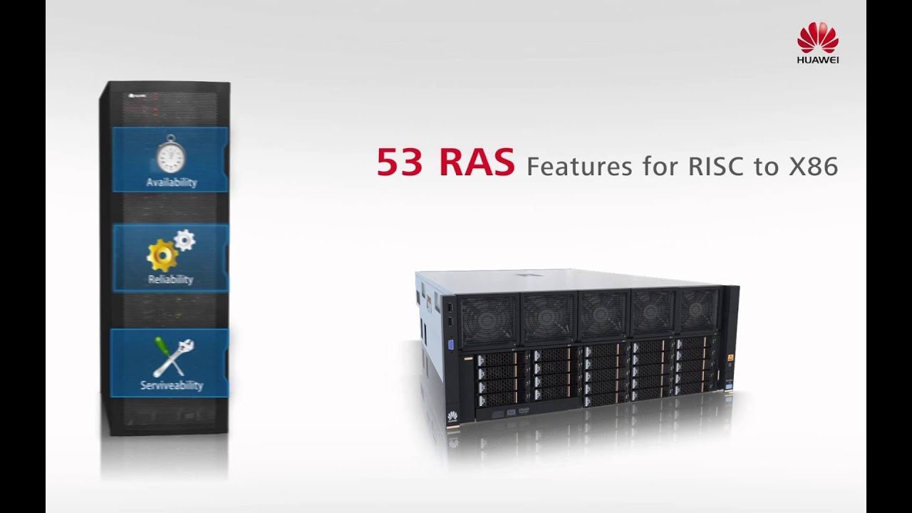 Huawei 4 socket RH5885 Rack Server Video