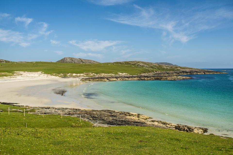 Vatersay is home to white sand beaches