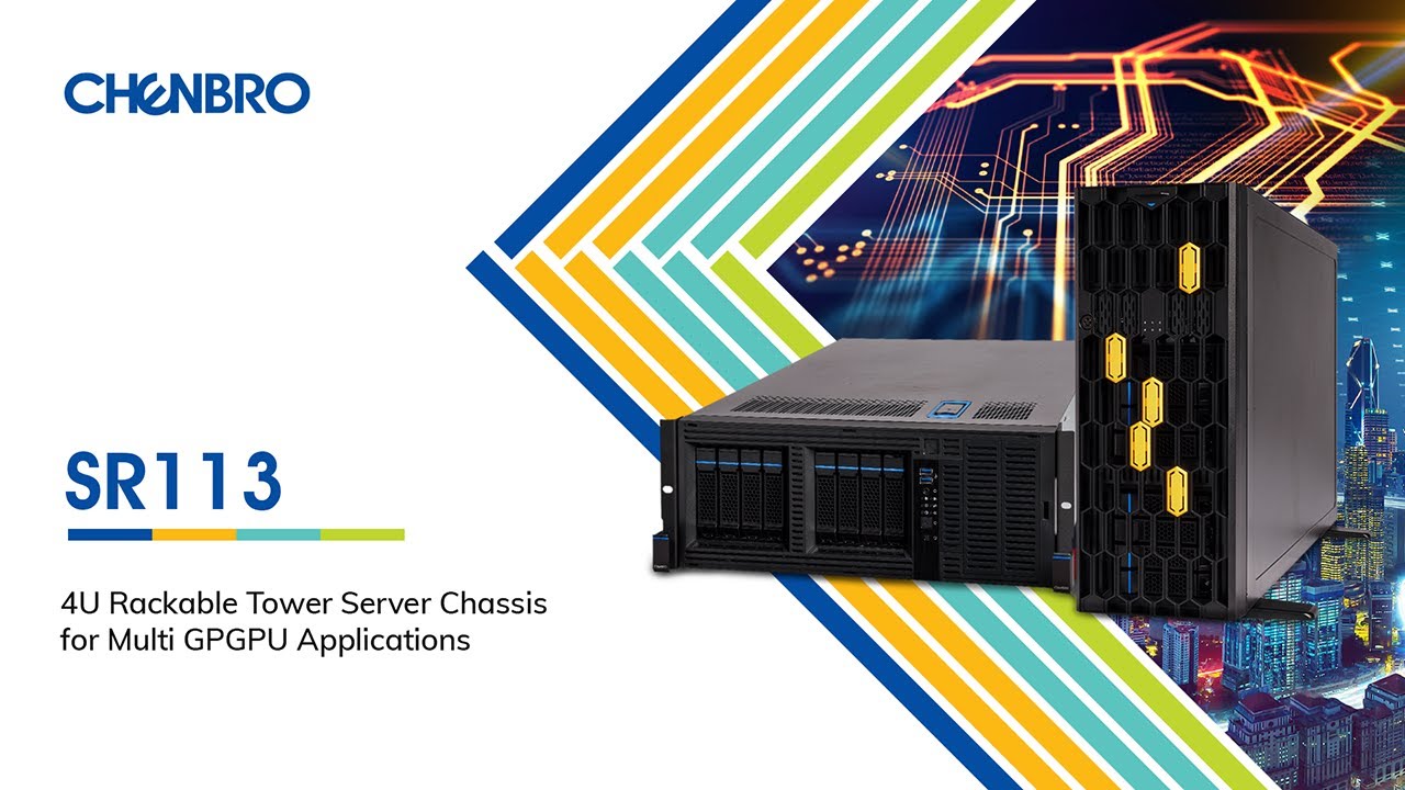 CHENBRO SR113｜4U Rackable Tower Server Chassis for Multi GPGPU Applications