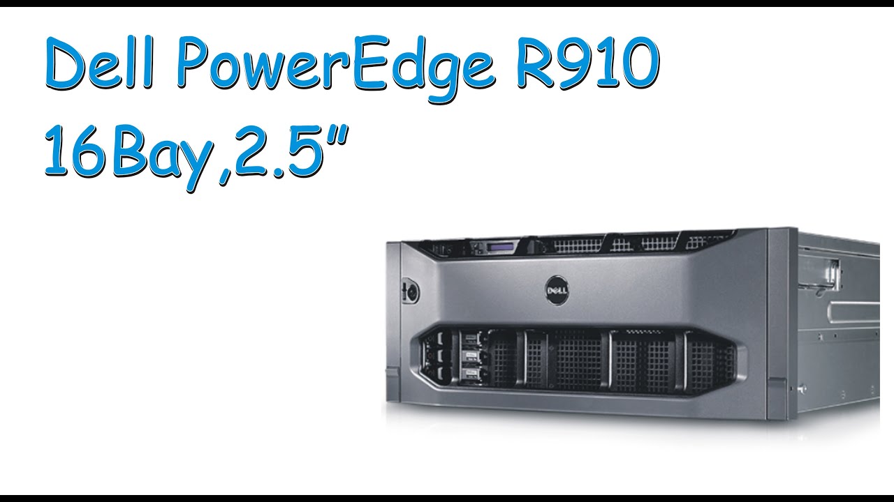 SERVER: Dell PowerEdge R910 ,16Bay,2.5" small and corporate business machine