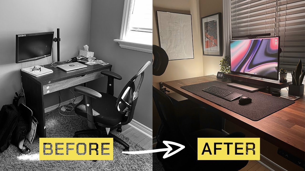 My simple and budget friendly desk makeover 2024