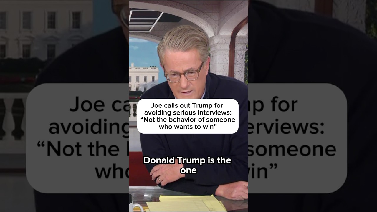 Joe calls out Trump for avoiding serious interviews: 'Not the behavior of someone who wants to win'