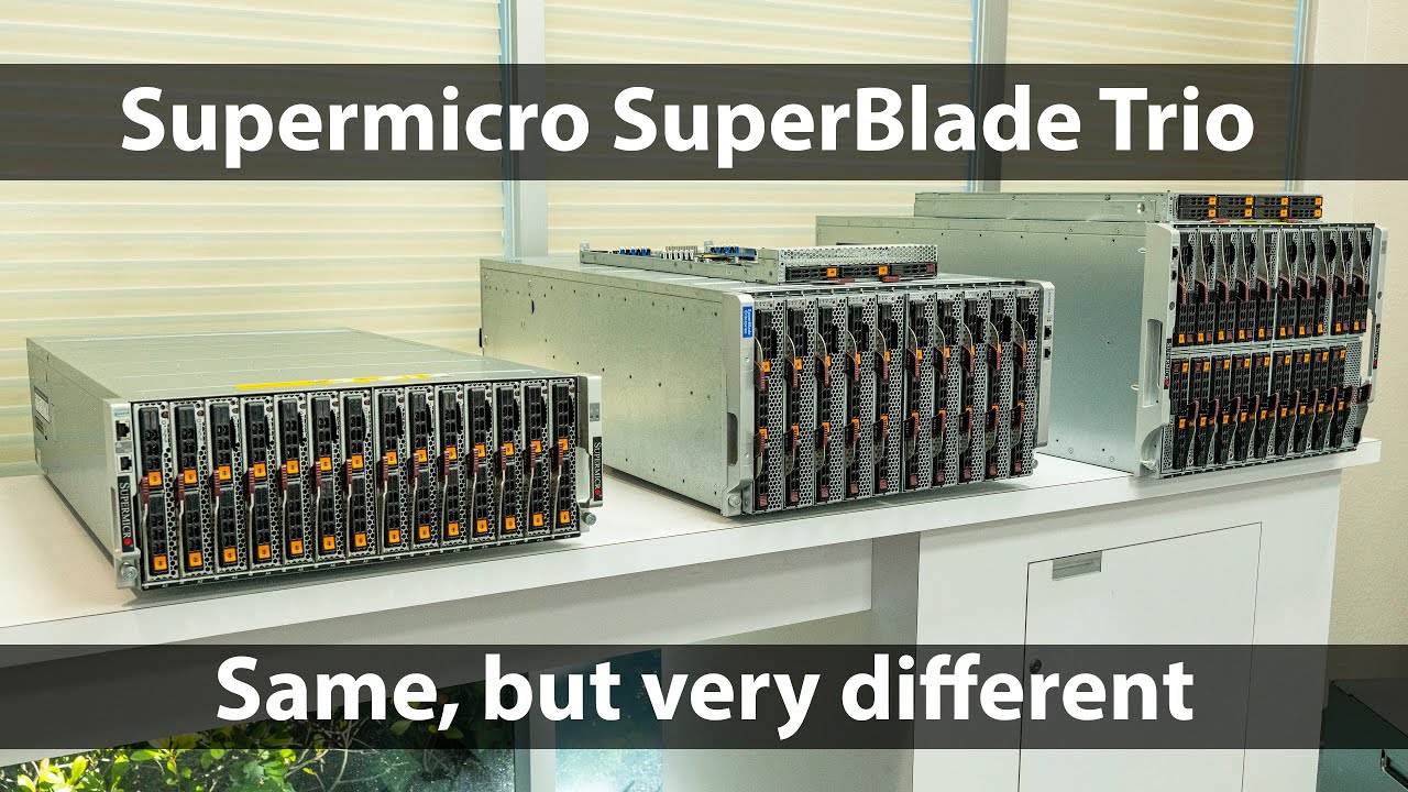 Checking out a Trio of Supermicro SuperBlade Options