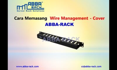 Cara Memasang Wire Management - Cover, ABBA RACK