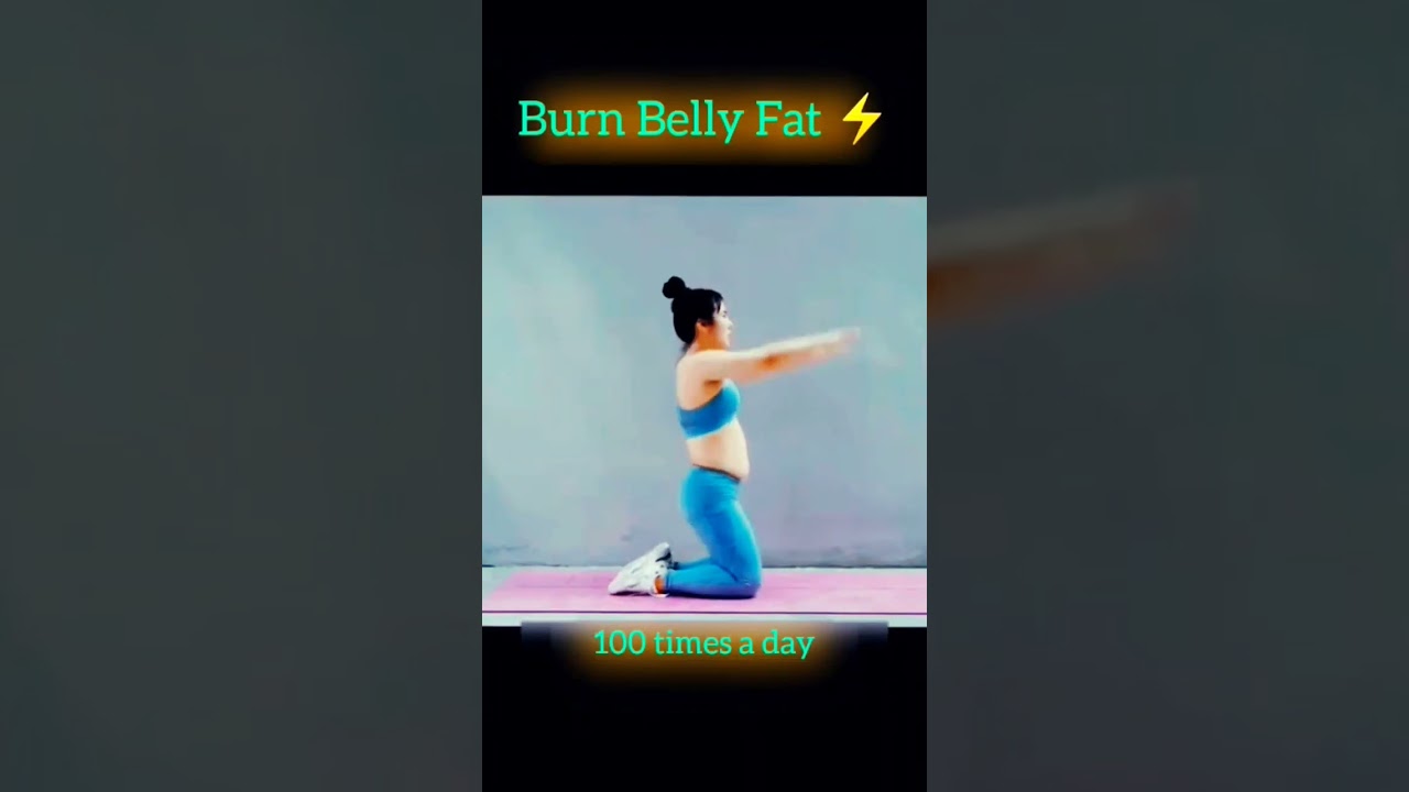 Burn Belly Fat Reduce ⚡ exercises for women at home 🏘️#short#shorts#ytshorts