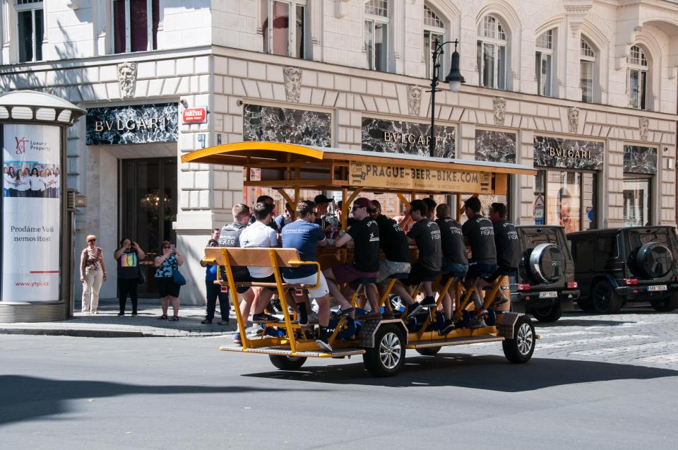 The city is known for its beer, and loved by British holidaymakers - in particular those on stag dos