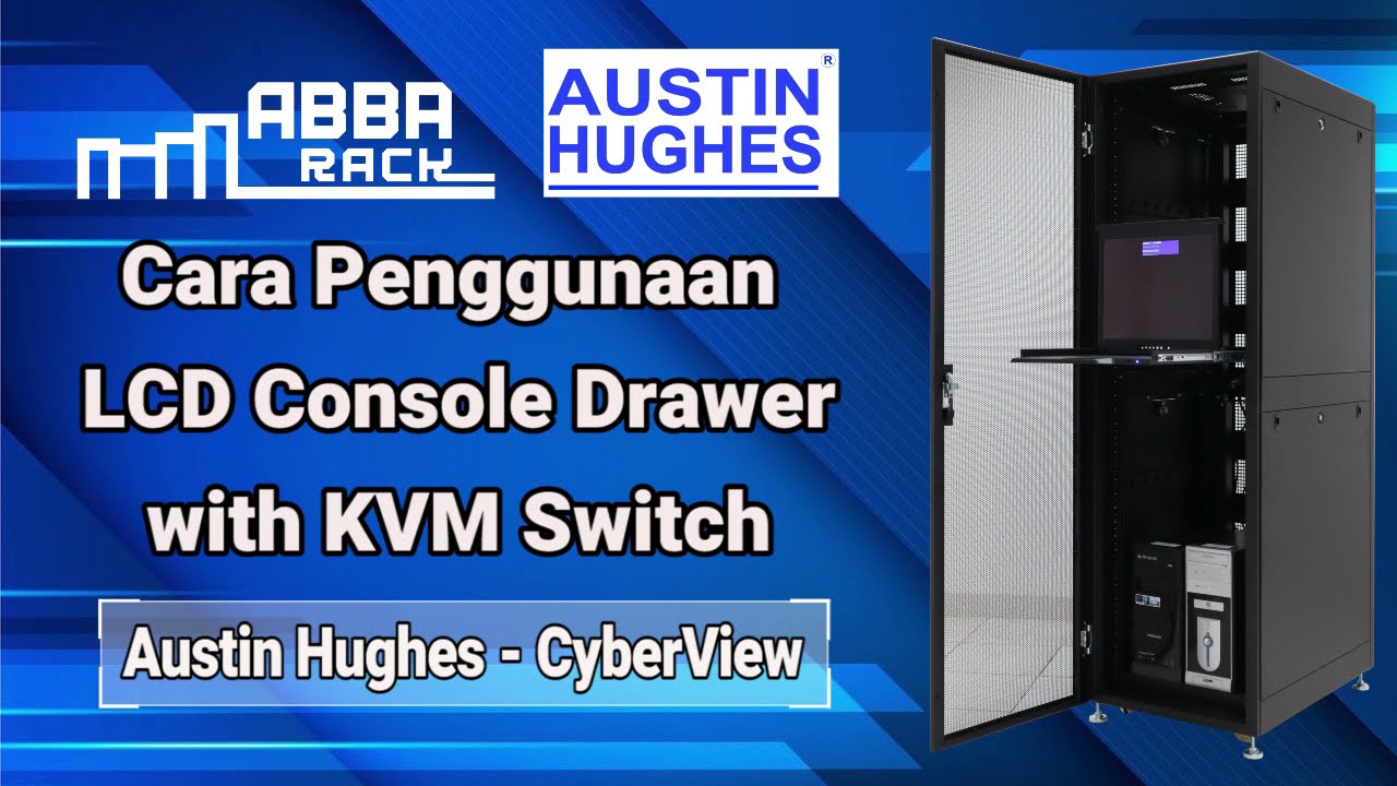 Cara Penggunaan LCD Console Drawer with KVM Switch