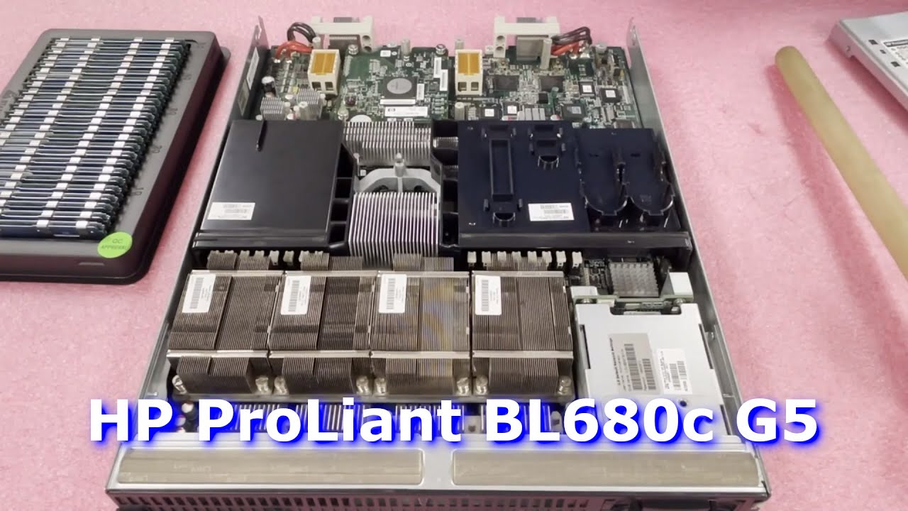 HP ProLiant BL680c G5 Blade Server Memory Overview | How to Install RAM | DDR2 Fully Buffered FBDIMM