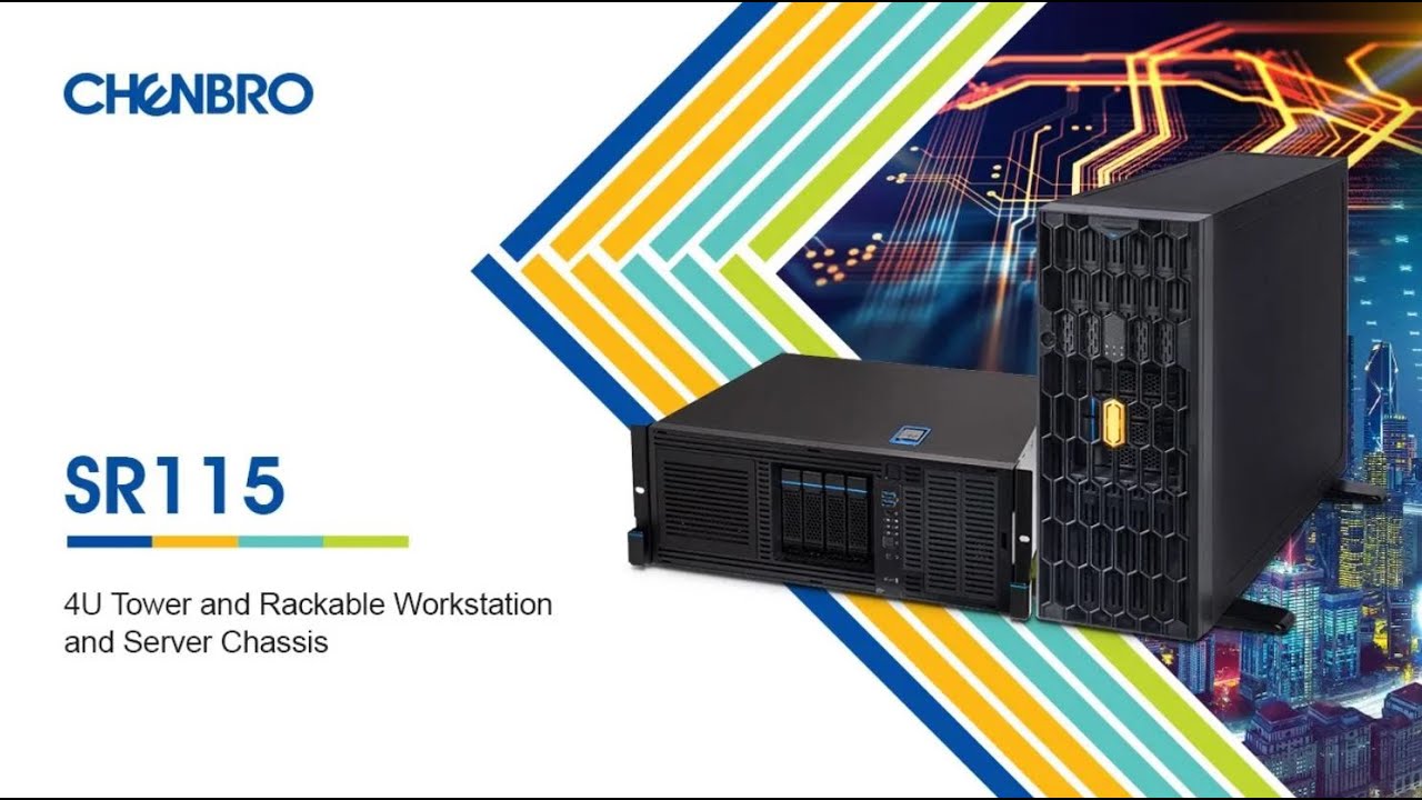 CHENBRO SR115｜4U Mainstream Workstation Rackable Tower Server Chassis