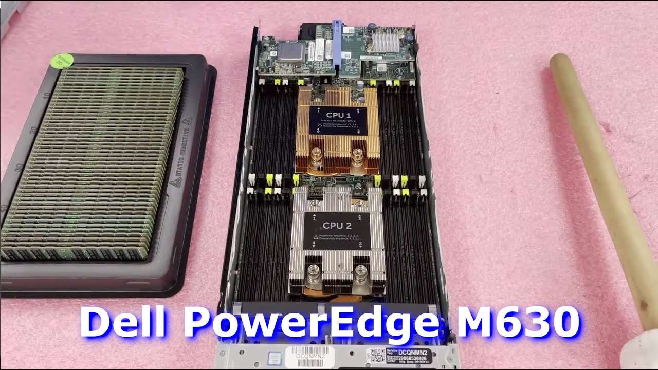 Dell PowerEdge M630 Blade Server Review & Overview | Memory Install Tips | How to Configure DDR4 RAM