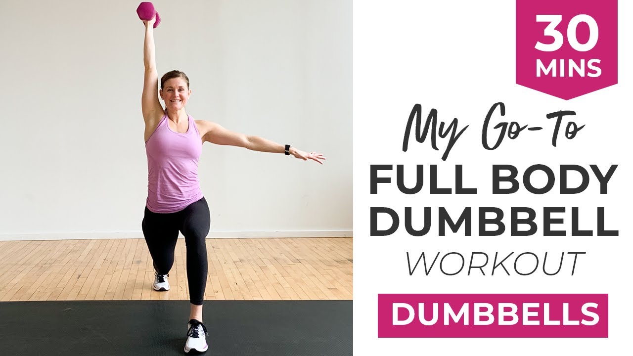 35-Minute Home Workout: FULL BODY Strength + HIIT Dumbbell Workout | The Best Workout for Women