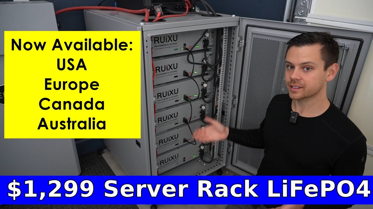 A $1,299 Server Rack Battery for Europe, Canada and Australia!