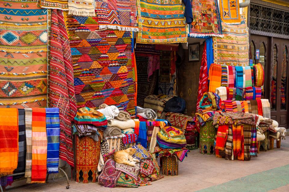 The city is known for its busy markets, or souks