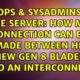 HP blade server: How many connection can be made between HP new gen 8 blades and an interconnect