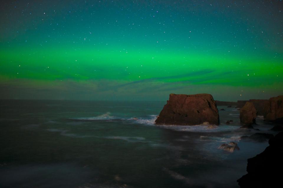 The islanders even have their own name for the Northern Lights - Mirrie Dancers