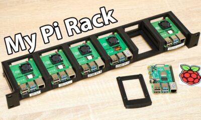 Raspberry Pi Rack - 6 node 3D Printed 1U Pi cluster