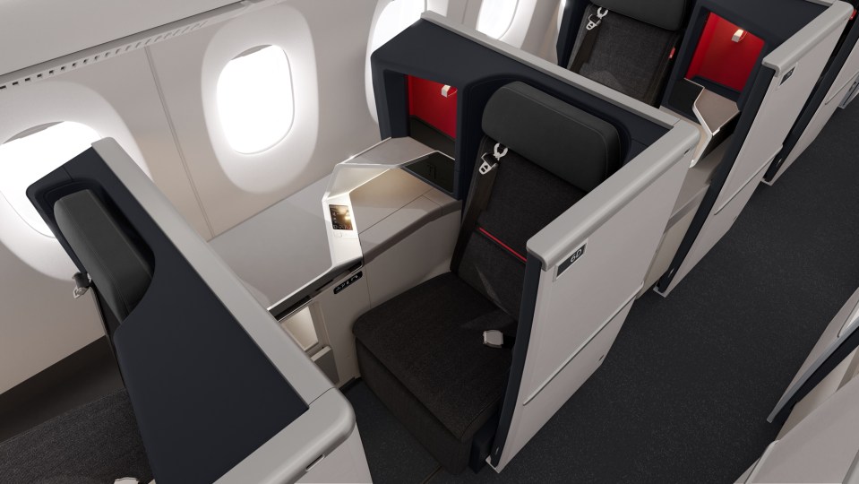 Upgrades are also changing business seats