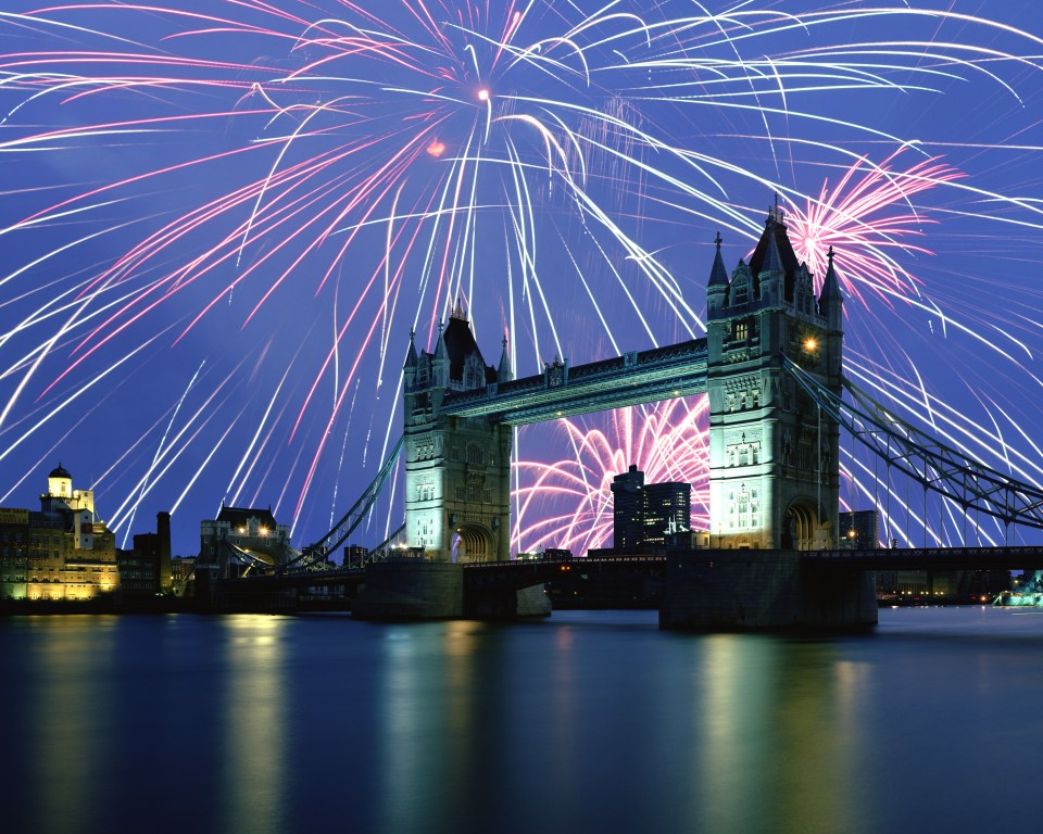 London is the perfect backdrop for fireworks