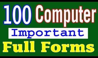 100+ Computer Full Forms || All Full Form of Computer, Hardware, Networking & Internet