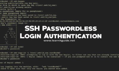 Configure SSH Password less Login Authentication using SSH keygen on Linux