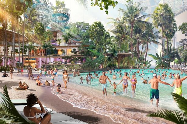 There will be 20 pools, an indoor beach and huge wellbeing area