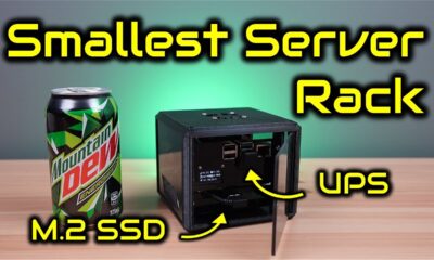 I Made The World's Smallest Server Rack - With UPS and SSD Storage