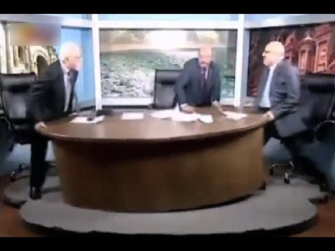 Dunya News-Jordanian politicians fight on live TV program over Syria