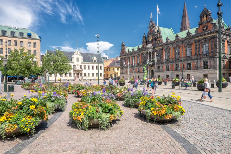 Squares in Malmo are transformed for the festive season