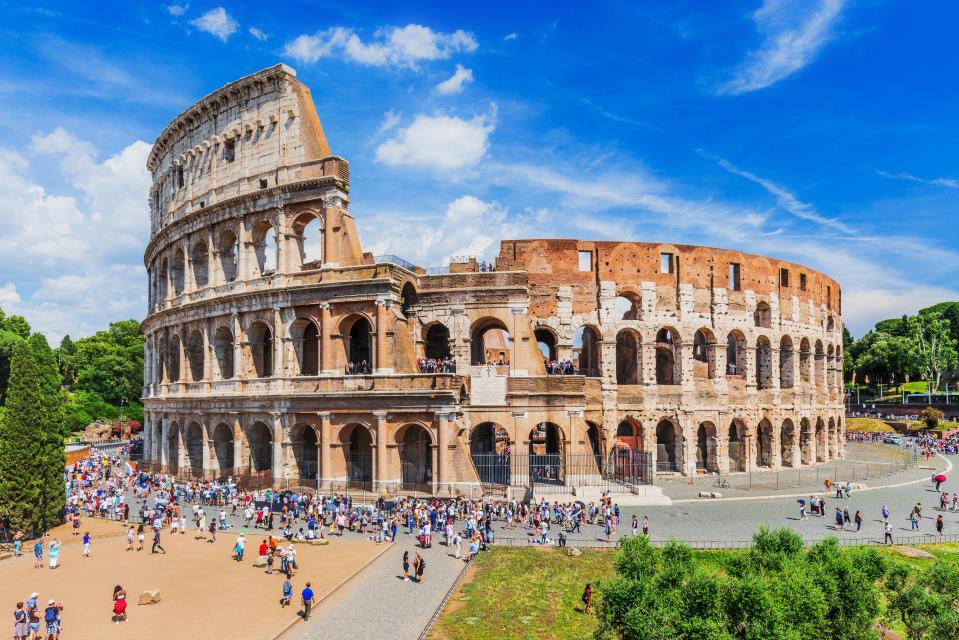 The Eternal City has long been on my bucket list and I was keen to tick off sights including the Sistine Chapel, Colosseum, above, and Spanish Steps