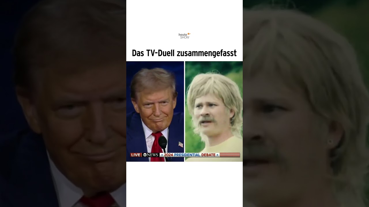 Das TV-Duell zusammengefasst | heute-show #shorts